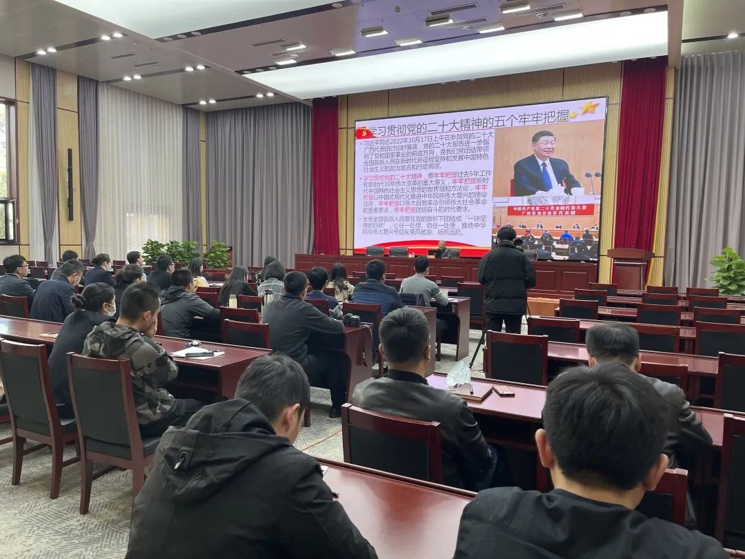 学院举行学习贯彻党的二十大精神报告会